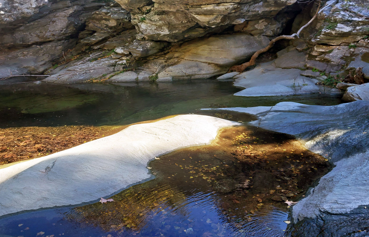 Lakes and other natural things in Andros