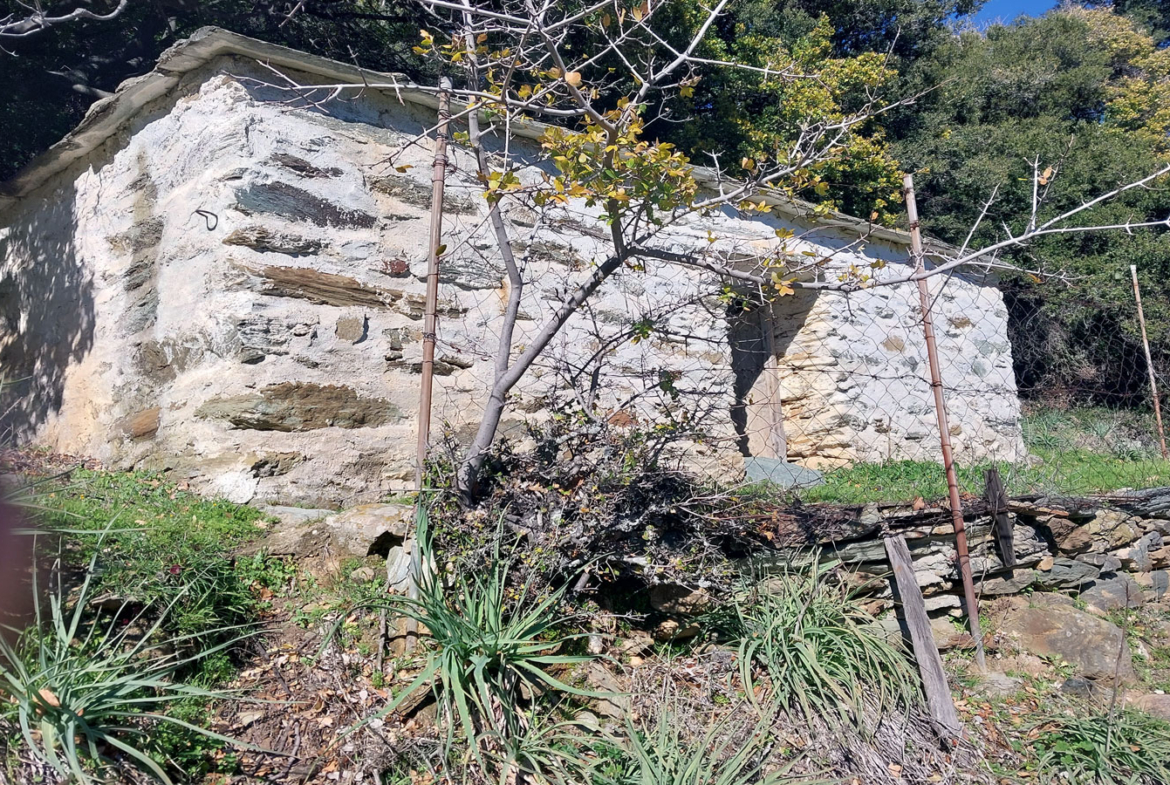 Old stone house in Andros