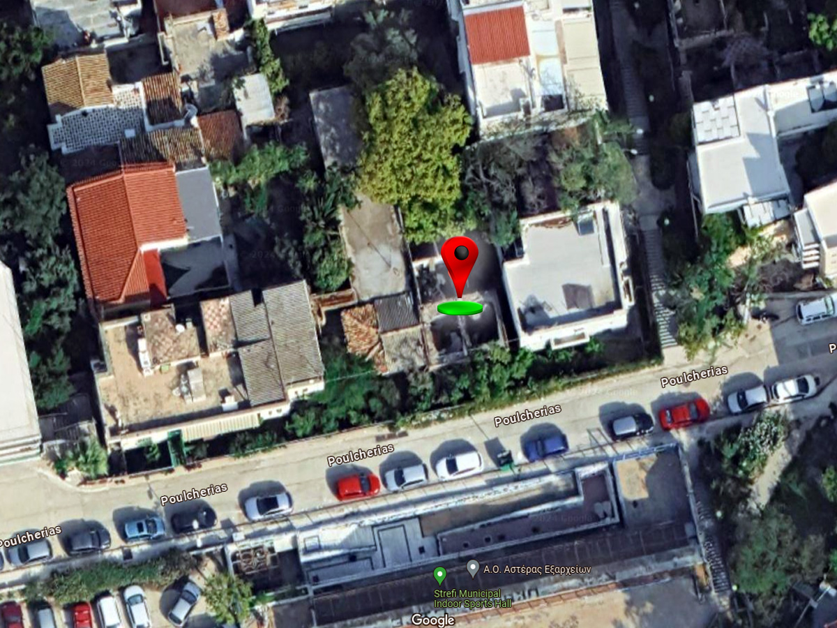 plot with old houses for sale center of Athens