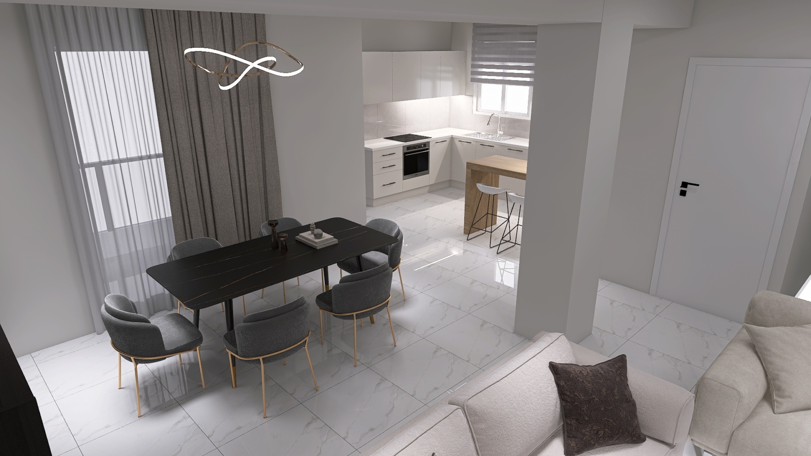 New two-story house for sale in Heraklion